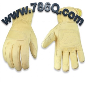 Gants de travail en cuir de vachette pour les conditions hivernales difficiles Gants de protection des mains coupe-vent et imperméables - Product Image 1