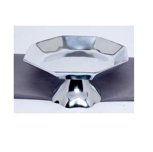 Soporte de Metal para Servir Pasteles de Tres Niveles de Acero Inoxidable Pulido Brillante, Decoración de Estilo Real, Servidor de Postres para Cena, Soporte para Pasteles - Product Image 1