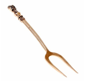 Fourchette à dessert en laiton durable Caractéristique Ananas Fruits Fourchette à salade Fourchette en laiton de créateur de luxe adaptée à la maison - Product Image 1