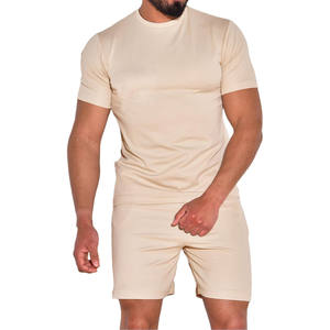 Conjunto de Camiseta corta de nuevo estilo, conjunto corto de camiseta de dos piezas hecho a medida, conjunto corto de ropa deportiva para correr, conjuntos de verano para hombres - Product Image 2