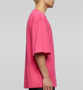 OEM envío rápido buen precio peso pesado 100% algodón de gran tamaño entrenamiento manga corta Camiseta para hombres moda 2025 - Product Image 2