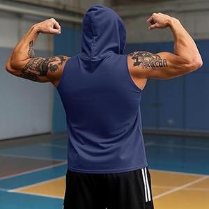 Produit très demandé Débardeur pour hommes teint uni Concevez votre propre style Débardeur pour hommes de différentes tailles fabriqué par Dress Sports - Product Image 3