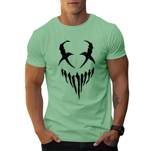 T-shirts pour hommes 100 % coton, les plus vendus en 2025, avec logo personnalisé imprimé, coupe ample décontractée, en maille peignée, disponibles - Product Image 3