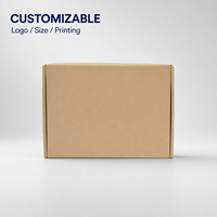 T7 #   Boîte d'expédition en carton ondulé personnalisée avec logo OEM 15,75*11,02*2,36 pour l'emballage de chewing-gum, étanche