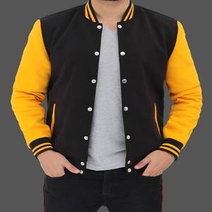 Chaqueta de béisbol de lana de estilo callejero para hombre, soporte de invierno XS, con capucha, informal, con botón, logotipo bordado, estilo de calle - Product Image 5
