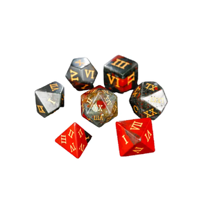 High quality <b>stone</b> Dice african blood <b>stone</b> natural gemstone roman carving Engraved <b>stone</b> Custom Dice sets Vikings <b>crystal</b> <b>stone</b> - Product Image 1