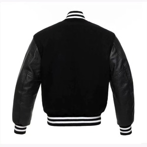 Chaquetas Universitarias de Lana y Cuero de la Mejor Calidad, Servicio OEM, Chaquetas de Moda Urbana para Invierno, Último Diseño 2025 - Product Image 2