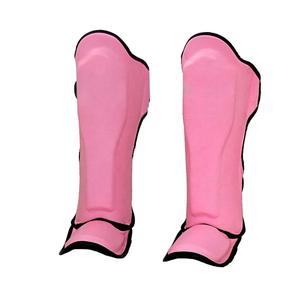 Protège-tibias de boxe en cuir PU de haute qualité, respirants et confortables, entraînement de boxe, prix de gros de haute qualité - Product Image 4