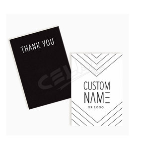 Tarjeta de papel personalizada, etiqueta colgante de lujo, etiqueta de precio de ropa, tarjeta de papel de alta calidad - Product Image 6