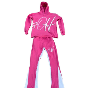 Trajes Deportivos Casuales de Invierno para Hombre, de Primera Calidad, Más Vendidos, Ecológicos, 100% Algodón, Color Sólido, Transpirables, Cómodos y de Secado Rápido - Product Image 1