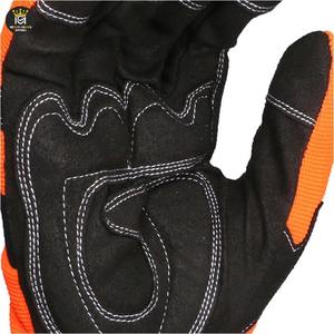 Gants de travail à double paume/Vente en gros Gants de soudage Ferozy Palm/EN388 Approuvé Gants en cuir de vache fendu - Product Image 6