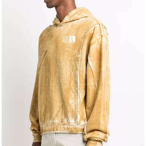 Offre Spéciale pas cher prix hommes basiques lavage à l'acide sweats à capuche meilleure qualité à manches longues produit de qualité supérieure à capuche - Product Image 3