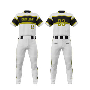 High Quality Polyester <b>Baseball</b> & Softball Sportswear Set Custom Logo Comfortable Breathable Plus Size Uniform Low Price - Product Image 5