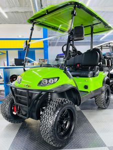 Carros de golf eléctricos de 4 plazas personalizados de fábrica fiable 4 ruedas 2 + 2 plazas 8 asientos Buggy Venta Compatible Club Car Material de acero - Product Image 5