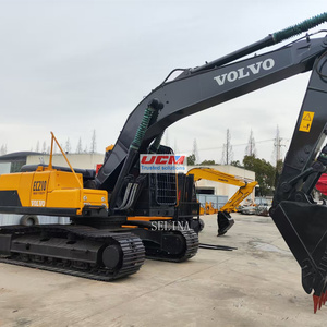 Excavadora Hidráulica de Orugas Volvo EC210 Usada Original, 90% Nueva, Económica, EC210B EC210BL EC210D, Excavadora Mediana, Maquinaria de Construcción - Product Image 5