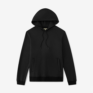 Sweat à capuche d'hiver surdimensionné de luxe en molleton bouclette 100% français épais, avec logo brodé appliqué personnalisé, respirant, vente en gros - Product Image 6
