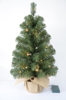 Mini-sapins de Noël artificiels haut de gamme 45/60/90/120 cm, décorés, en pot, effet neige, avec LED, pour table, vente en gros