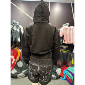 Ensemble de jogging et short à capuche pour hommes, vente en gros bon marché, ensemble deux pièces pour vêtements de ville, sweat à capuche et jogging - Product Image 2