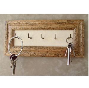 Llavero de <span class=keywords><strong>Madera</strong></span> Hecho a <span class=keywords><strong>Mano</strong></span> para Entrada de Pared, Soporte para Llaves con Estante, Gancho para Llaves de Casa - Product Image 2