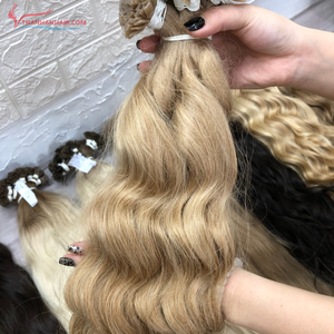 Vente en gros Extensions de cheveux européens à la kératine Remy I Tip Flat tip de haute qualité de l'usine vietnamienne - Product Image 6