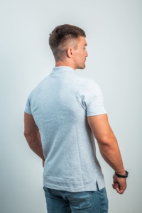 Camiseta de Hombre Color Borgoña, 100% Algodón, 180 Gramos, Manga Corta, Cuello Redondo, Corte Regular, con Estampado Informal de Punto IMRON - Product Image 6