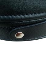 Gorra Kepi Estadounidense de la Era Civil, Estilo Confederado, 100% Cuero Genuino, Reproducción Histórica Americana