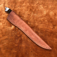 Couteau à filet de cuisine fait main personnalisé | couteau à filet de qualité supérieure avec manche en bois et étui en cuir
