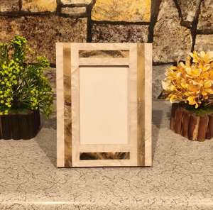 Stylish Natural Bone Inlay <b>Photo</b> <b>Frame</b> Antique Finish Round Shape with Elegant Inlay Ideal for Enhancing Luxury Home Decor <b>Frame</b> - Product Image 5