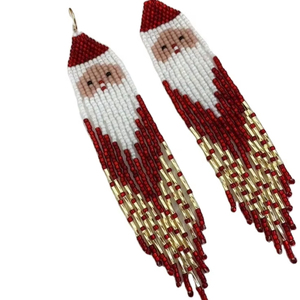 Pendientes de cuentas de semilla de buen color para mujer, joyería hueca elegante personalizada de alta calidad para mujeres y niñas de la India - Product Image 1