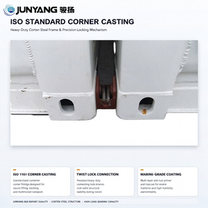 Conteneur frigorifique maritime Junyang, conteneur frigorifique de 10 pieds et 20 pieds avec unité de réfrigération, certifié ISO9001 - Product Image 3