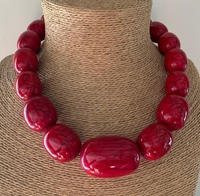 Collier en résine époxy pour Style intemporel mode corne de bois bijoux accessoires perles chaînes pour cadeaux mode bijoux en perles