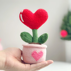 ดอกไม้ถักโครเชต์แฮนด์เมดสำหรับใส่กระถางดอกไม้ประดิษฐ์เป็นของขวัญให้เพื่อนสมบูรณ์แบบสำหรับตกแต่งบ้านผลิตในเวียดนาม - Product Image 3