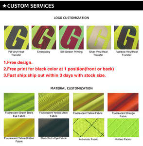 Wholesale High Visibility Super Quality Factory Oem Logo Custom Work Uniform Hivis Reflective Safety Sweatshirt Jacket <b>Hoodies</b> - Product Image 2