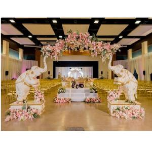 Precioso elefante con Base para puerta de bienvenida de boda estatuas de elefante tradicionales para puerta de bienvenida puerta de entrada elefante Mandap puerta - Product Image 1