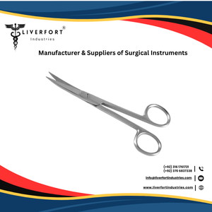 Instruments chirurgicaux émoussés et légers à motif délicat de 4.5 pouces, ciseaux d'opération en acier inoxydable, équipement chirurgical de base - Product Image 5