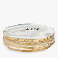 Sous-verre carré élégant et moderne en cuivre écologique, style feuille, pour la décoration de table, accessoires de table et de boisson