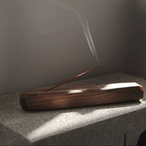 Soporte de Incienso Tradicional de Madera Duradera para Agarbatti |   Quemador de Cenizas Religioso para Meditación y Pooja - Product Image 1