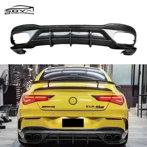 Difusor Trasero de Fibra de Carbono de Alta Calidad Estilo C118 CLA FD, Labio de Parachoques Trasero para Mercedes <span class=keywords><strong>Benz</strong></span> C118 CLA - Product Image 1
