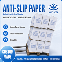 Carta Kraft Antiscivolo per Pallet, Fogli Antiscivolo, Rotoli di Carta ad Alto Coefficiente di Attrito, Rivestimento per Pallet