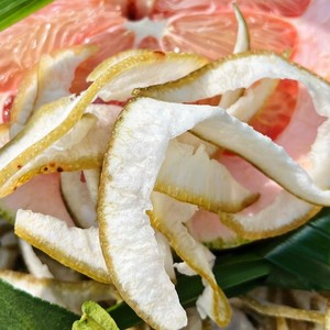 เปลือกส้มโอแห้งเป็นชิ้นไม่ติดผิวผลไม้แห้งแบบออร์แกนิก - Product Image 3