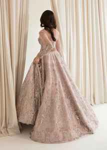 Vêtements indiens et pakistanais robe de mariée musulmane élégante pour femmes robe de mariée de style Maxi à broderie classique - Product Image 4