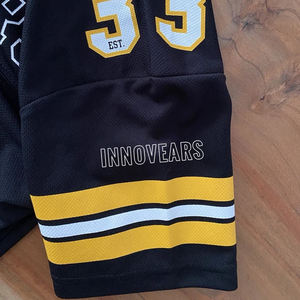 2025 New Arrival Men's American Football Jersey T-<b>Shirt</b> Quick Dry Summer Boxy Fit <b>Mesh</b> Custom Cropped Jersey with Short Sleeves - Product Image 2