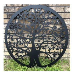 Arbre en métal artisanal, arbre antique, décoration de salon, décoration vintage en métal créative, arbre en métal - Product Image 5
