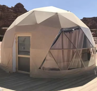 6M événements commerciaux hôtel étanche résistance aux UV UFO étoile en alliage d'aluminium verre Pvc Pc Glamping Igloo dômes géodésiques maison tente