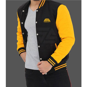 High Quality Custom Made OEM Service Lettermen <b>Jacket</b> for Men Comfortable Breathable Outdoor Long Sleeves Stand Collar for - Product Image 5