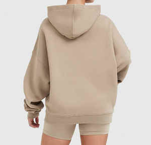 Venta al por mayor Sudadera con capucha de alta calidad para mujer 100% algodón transpirable diseño personalizado con capucha para mujer ropa de calle - Product Image 5