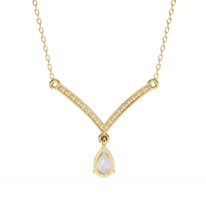 Magnifique collier de luxe pour femme en or 18 carats avec diamant rond cultivé en laboratoire certifié IGI, motif Lord Krishna - Product Image 3