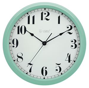 Reloj de pared vintage verde menta 33,4 cm (GSC 405005003) - Product Image 1