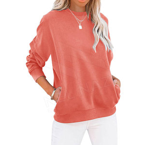Sudadera transpirable de calidad superior roja para mujer, ropa de calle personalizable para conjuntos de Yoga - Product Image 1