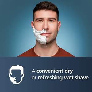 Afeitadora Eléctrica Mini Portátil Compacta con Cabezales Flotantes, Uso en Seco y Húmedo, Resistente al Agua IPX7, Lavable, Diseño con Batería Potente para Rostro - Product Image 2